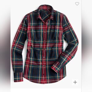 J. Crew Perfect Shirt in Tartan Plaid Size 6T